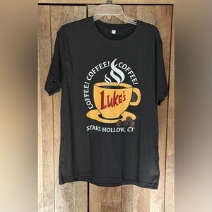 Gilmore Girls Luke’s Black Graphic T-Shirt